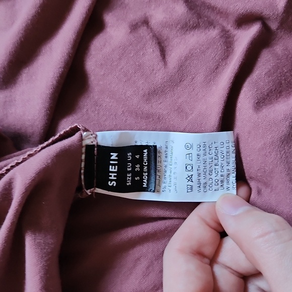 Shein dusty pink summer dress - Picture 4 of 6